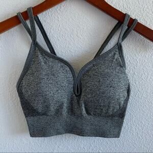Zella Body Gray Padded Sports Bra Pullover Small